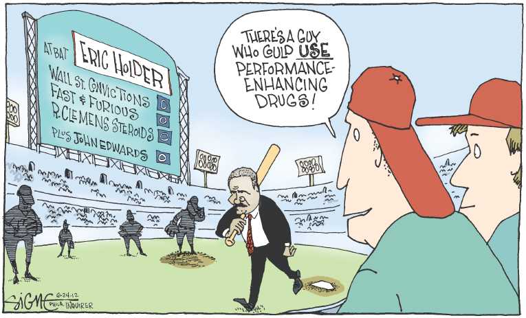Political/Editorial Cartoon by Signe Wilkinson, Philadelphia Daily News on Supreme Court Guts Arizona Law