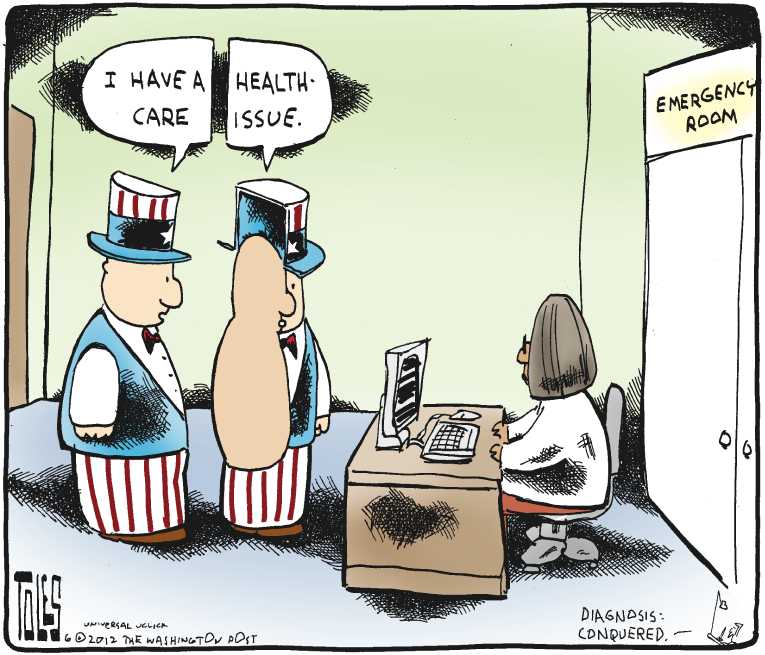 Political/Editorial Cartoon by Tom Toles, Washington Post on In Other News