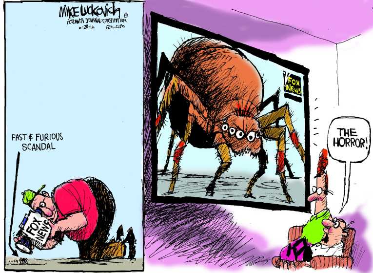 Political/Editorial Cartoon by Mike Luckovich, Atlanta Journal-Constitution on In Other News