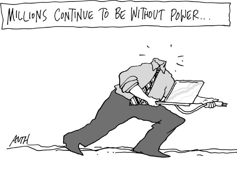 Political/Editorial Cartoon by Tony Auth, Philadelphia Inquirer on In Other News
