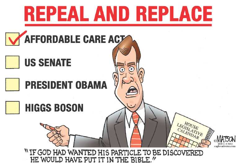 Political/Editorial Cartoon by RJ Matson, Cagle Cartoons on Republican Party Growing Confident