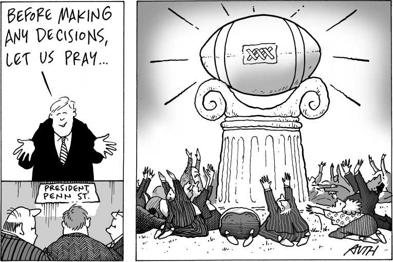 Political/Editorial Cartoon by Tony Auth, Philadelphia Inquirer on In Other News