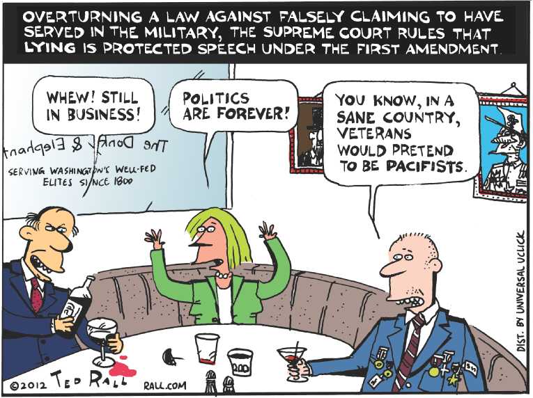 Political/Editorial Cartoon by Ted Rall on In Other News