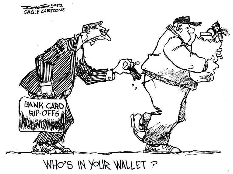 Political/Editorial Cartoon by Bill Schorr, Cagle Cartoons on Deficit Growing