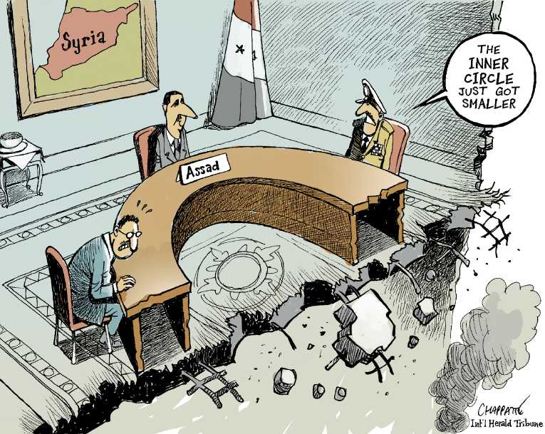 Political/Editorial Cartoon by Patrick Chappatte, International Herald Tribune on In Other News