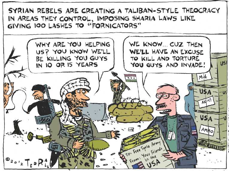 Political/Editorial Cartoon by Ted Rall on In Other News