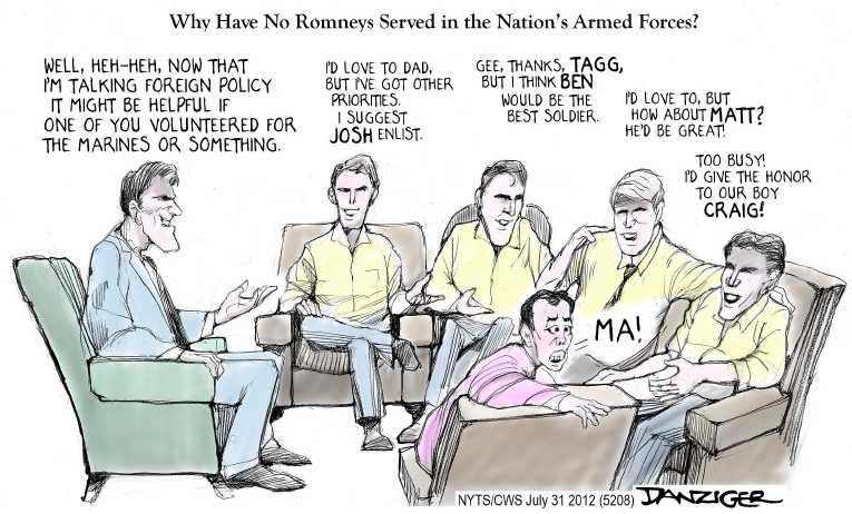 Political/Editorial Cartoon by Jeff Danziger, CWS/CartoonArts Intl. on In Other News