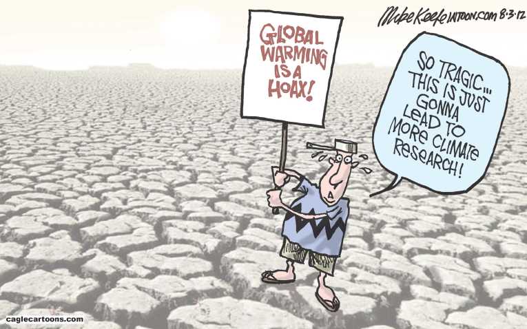 Political/Editorial Cartoon by Mike Keefe, Denver Post on Conservative Momentum Growing