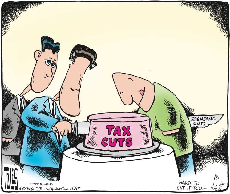 Political/Editorial Cartoon by Tom Toles, Washington Post on Romney Picks Ryan As Running Mate