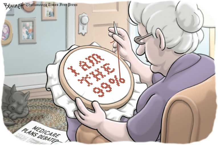 Political/Editorial Cartoon by Clay Bennett, Chattanooga Times Free Press on In Other News