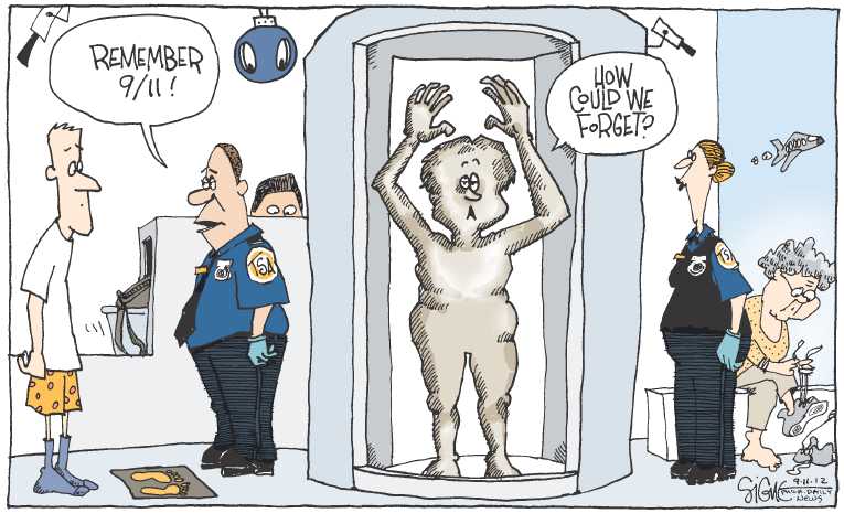 Political/Editorial Cartoon by Signe Wilkinson, Philadelphia Daily News on America Commemorates