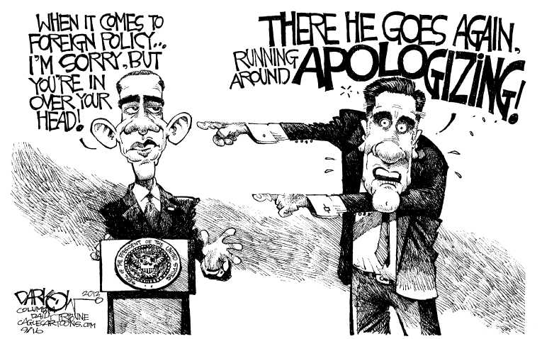 Political/Editorial Cartoon by John Darkow, Columbia Daily Tribune, Missouri on Campaigns Heats Up