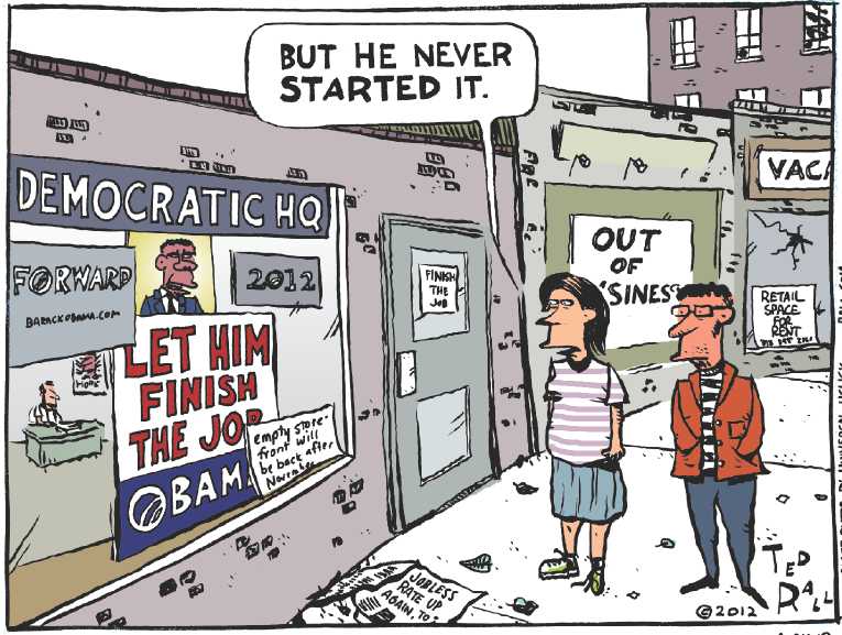 Political/Editorial Cartoon by Ted Rall on Debates Loom Large