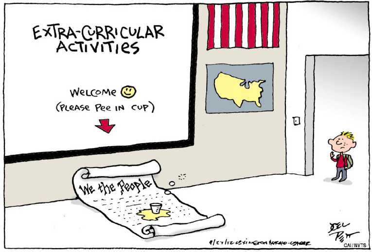Political/Editorial Cartoon by Joel Pett, Lexington Herald-Leader, CWS/CartoonArts Intl. on In Other News