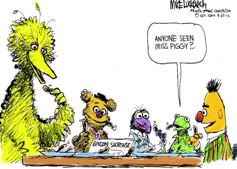 Political/Editorial Cartoon by Mike Luckovich, Atlanta Journal-Constitution on In Other News
