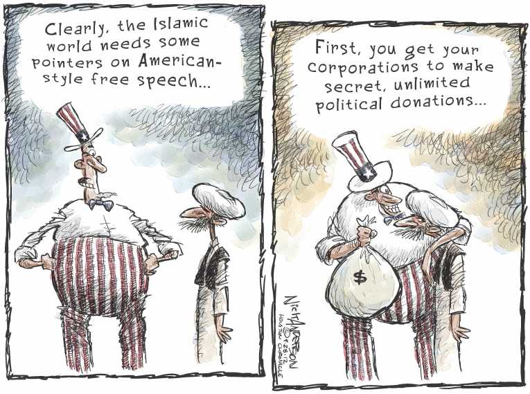 Political/Editorial Cartoon by Nick Anderson, Houston Chronicle on In Other News
