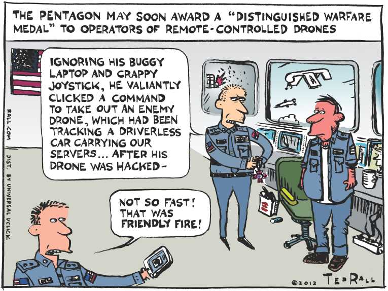 Political/Editorial Cartoon by Ted Rall on In Other News