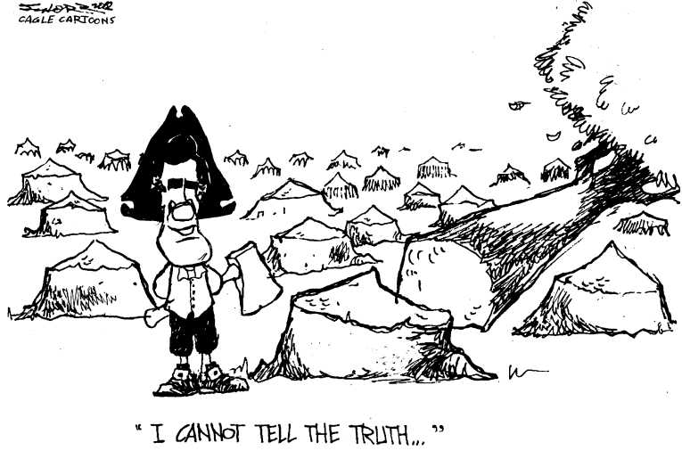 Political/Editorial Cartoon by Bill Schorr, Cagle Cartoons on Race Is Neck and Neck