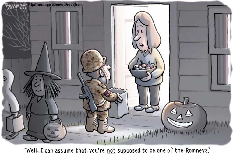 Political/Editorial Cartoon by Clay Bennett, Chattanooga Times Free Press on In Other News
