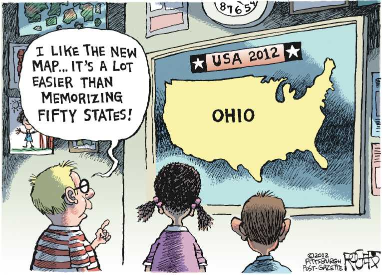 Political/Editorial Cartoon by Rob Rogers, The Pittsburgh Post-Gazette on In Other News