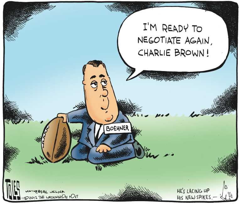 Political/Editorial Cartoon by Tom Toles, Washington Post on Republicans Shocked by Losses