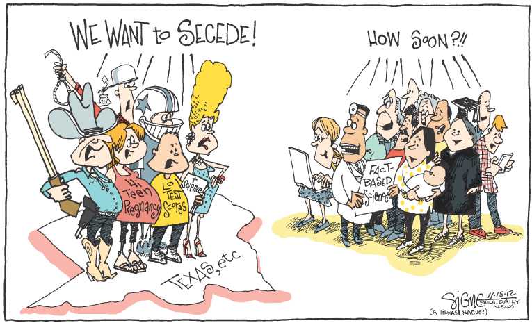 Political/Editorial Cartoon by Signe Wilkinson, Philadelphia Daily News on Republican Party Reloads