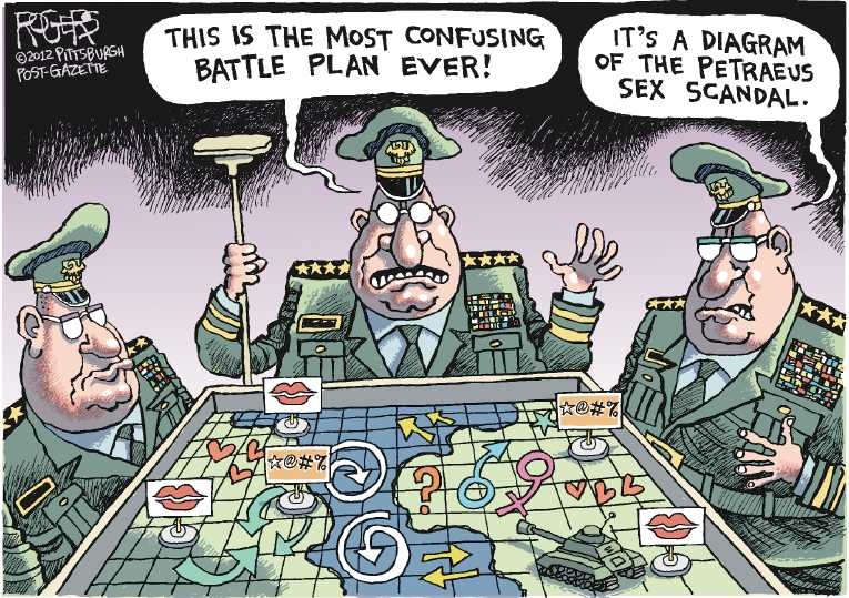 Political/Editorial Cartoon by Rob Rogers, The Pittsburgh Post-Gazette on Scandal Spreads