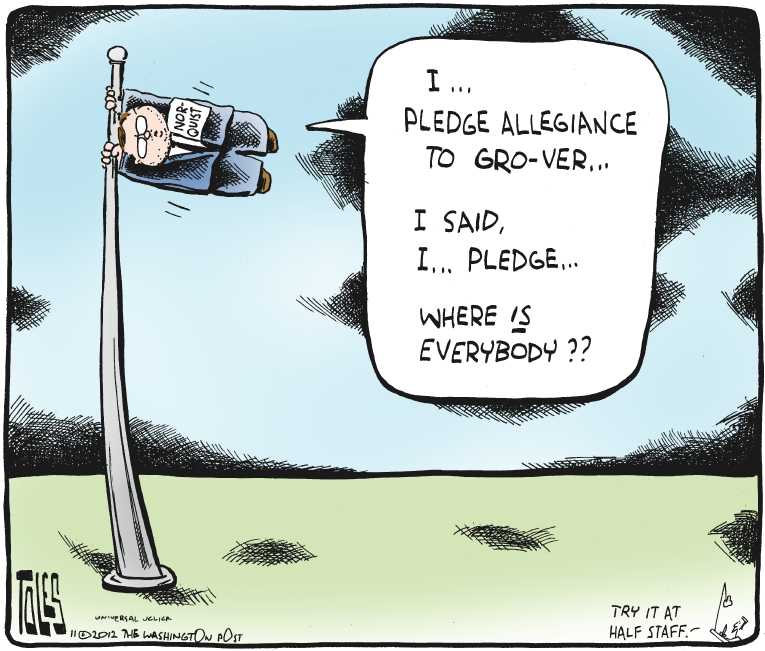 Political/Editorial Cartoon by Tom Toles, Washington Post on Republicans Consider Compromise