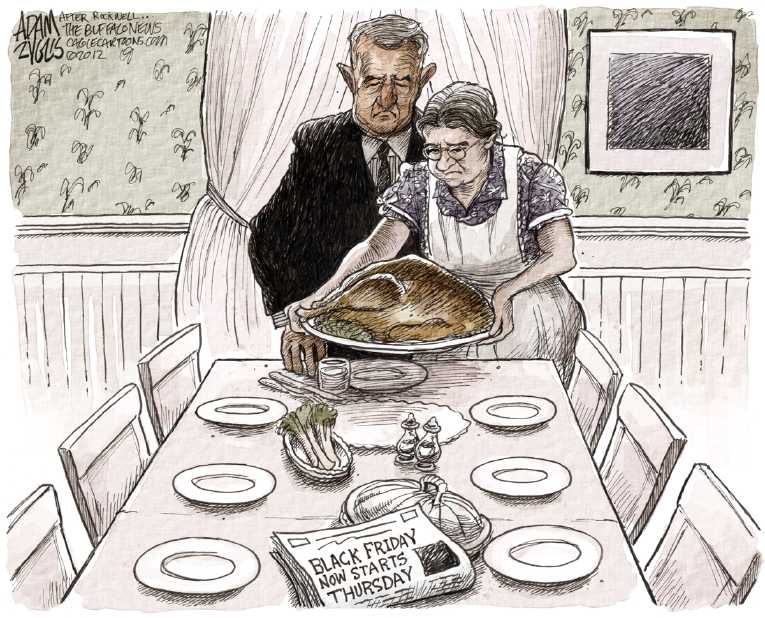 Political/Editorial Cartoon by Adam Zyglis, The Buffalo News on Walmart Under Fire