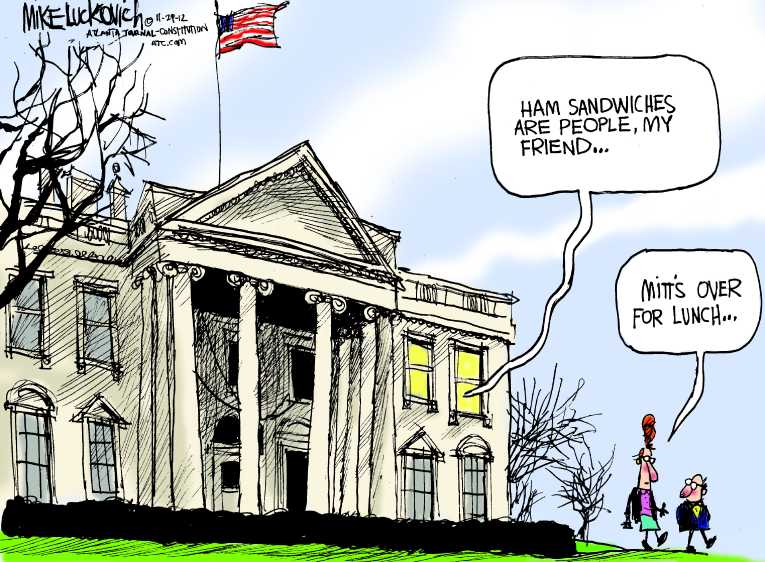 Political/Editorial Cartoon by Mike Luckovich, Atlanta Journal-Constitution on In Other News