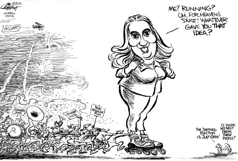 Political/Editorial Cartoon by Pat Oliphant, Universal Press Syndicate on In Other News
