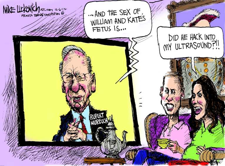 Political/Editorial Cartoon by Mike Luckovich, Atlanta Journal-Constitution on In Other News