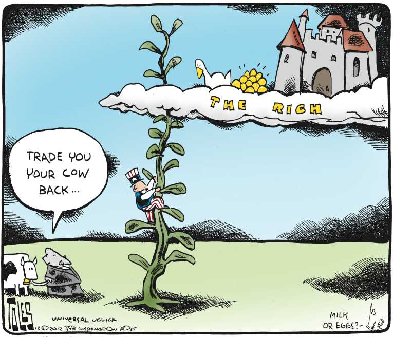 Political/Editorial Cartoon by Tom Toles, Washington Post on Boehner: “We Have Upper Hand”