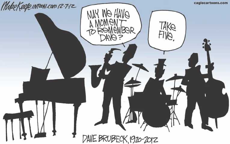 Political/Editorial Cartoon by Mike Keefe, Denver Post on In Other News