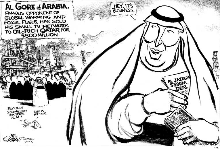 Political/Editorial Cartoon by Pat Oliphant, Universal Press Syndicate on In Other News