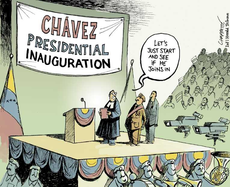 Political/Editorial Cartoon by Patrick Chappatte, International Herald Tribune on In Other News