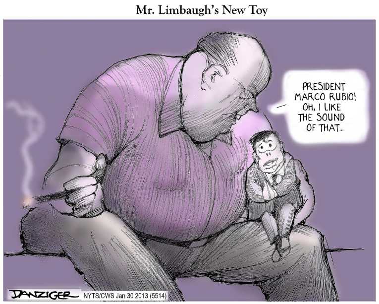 Political/Editorial Cartoon by Jeff Danziger, CWS/CartoonArts Intl. on Republican Party Reaching Out