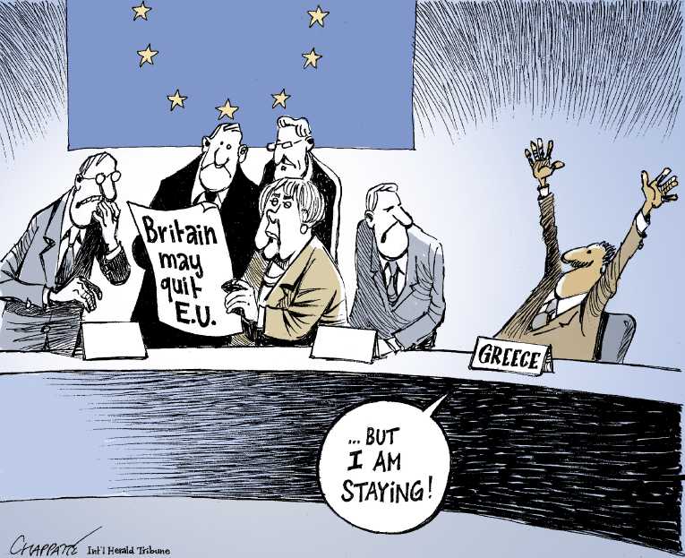 Political/Editorial Cartoon by Patrick Chappatte, International Herald Tribune on In Other News