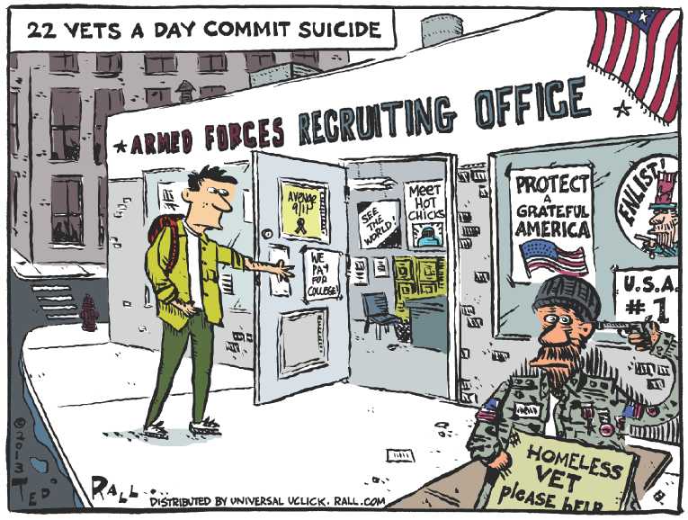 Political/Editorial Cartoon by Ted Rall on In Other News