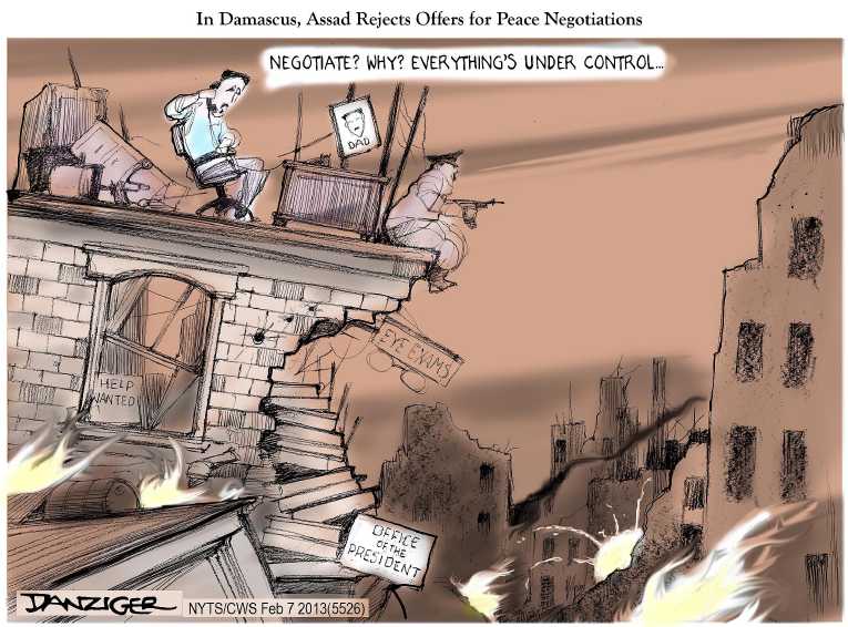 Political/Editorial Cartoon by Jeff Danziger, CWS/CartoonArts Intl. on In Other News