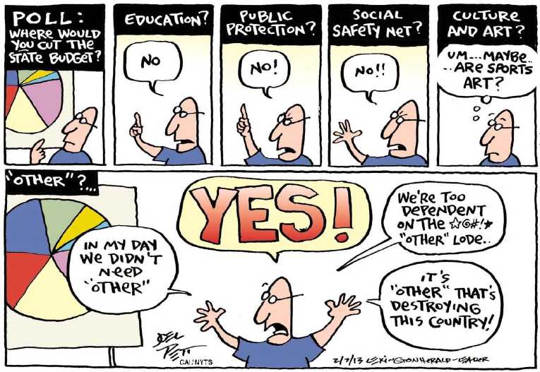 Political/Editorial Cartoon by Joel Pett, Lexington Herald-Leader, CWS/CartoonArts Intl. on Stock Market Soaring