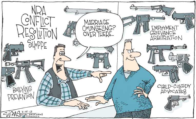 Political/Editorial Cartoon by Signe Wilkinson, Philadelphia Daily News on In Other News