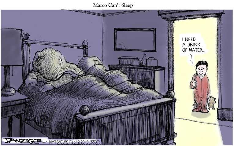 Political/Editorial Cartoon by Jeff Danziger, CWS/CartoonArts Intl. on Obama Defines Goals