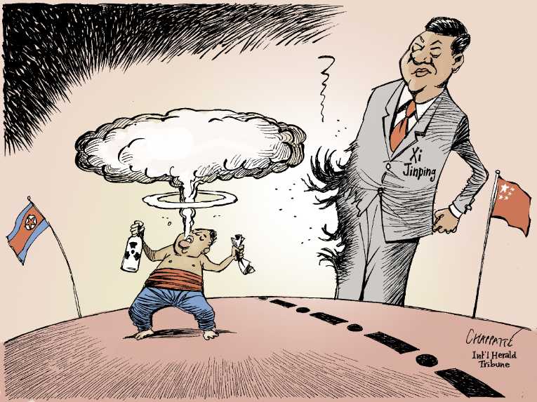 Political/Editorial Cartoon by Patrick Chappatte, International Herald Tribune on In Other News