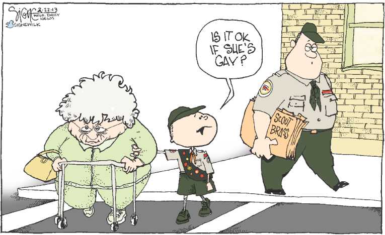 Political/Editorial Cartoon by Signe Wilkinson, Philadelphia Daily News on In Other News