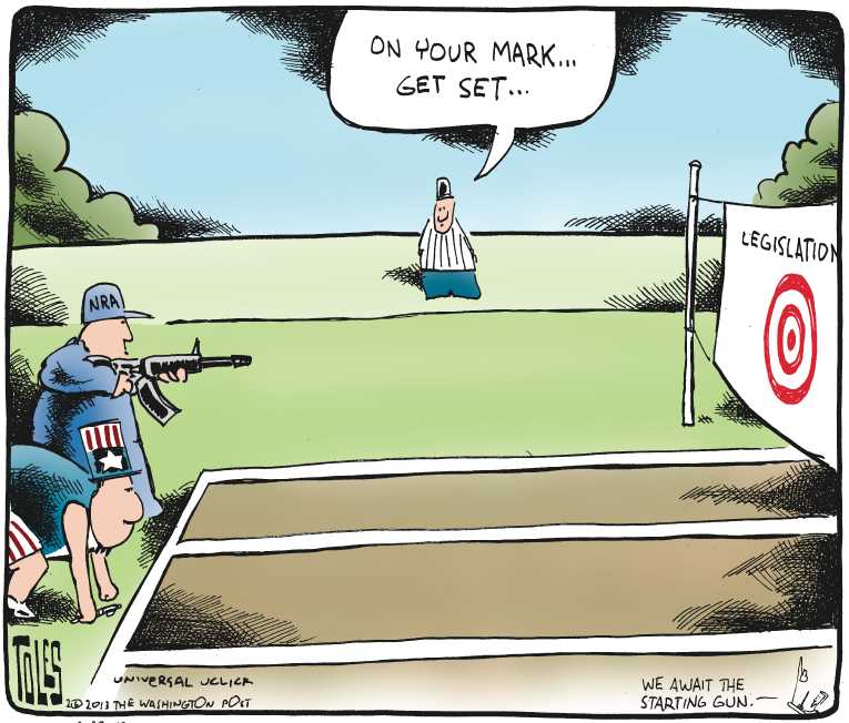 Political/Editorial Cartoon by Tom Toles, Washington Post on In Other News