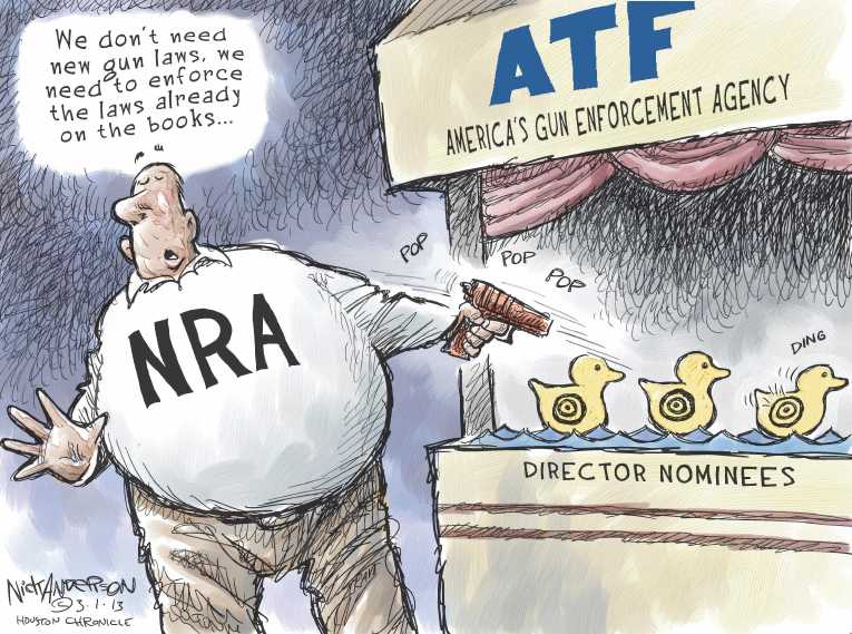 Political/Editorial Cartoon by Nick Anderson, Houston Chronicle on GOP Hard at Work