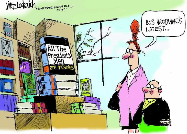 Political/Editorial Cartoon by Mike Luckovich, Atlanta Journal-Constitution on In Other News