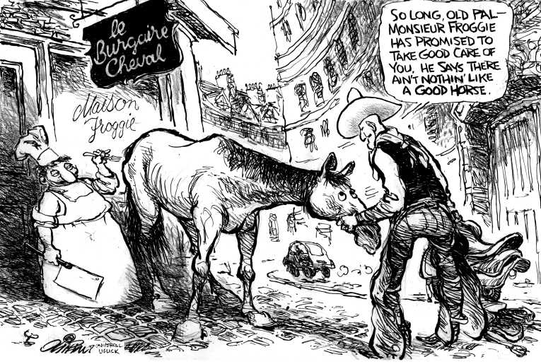 Political/Editorial Cartoon by Pat Oliphant, Universal Press Syndicate on In Other News