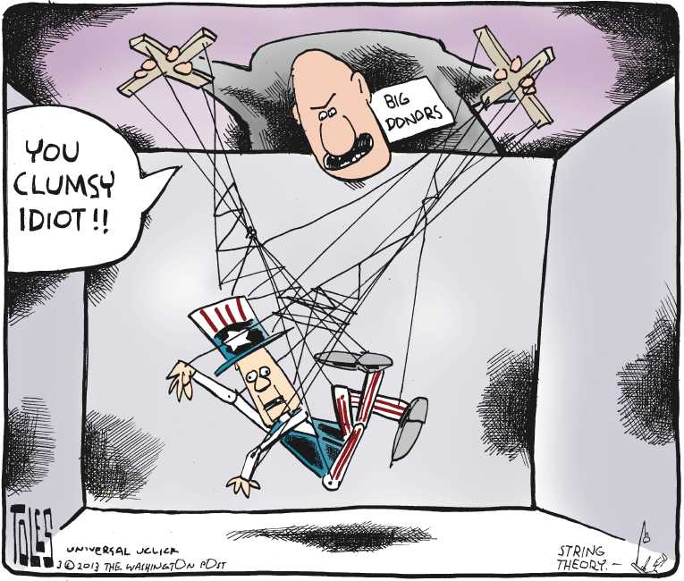 Political/Editorial Cartoon by Tom Toles, Washington Post on Sequester Commences